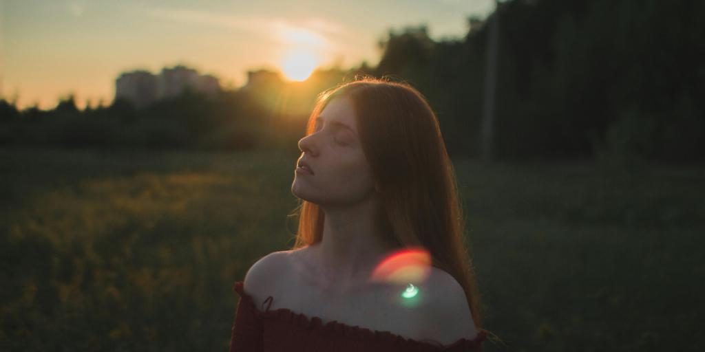 femme nature connexion à soi